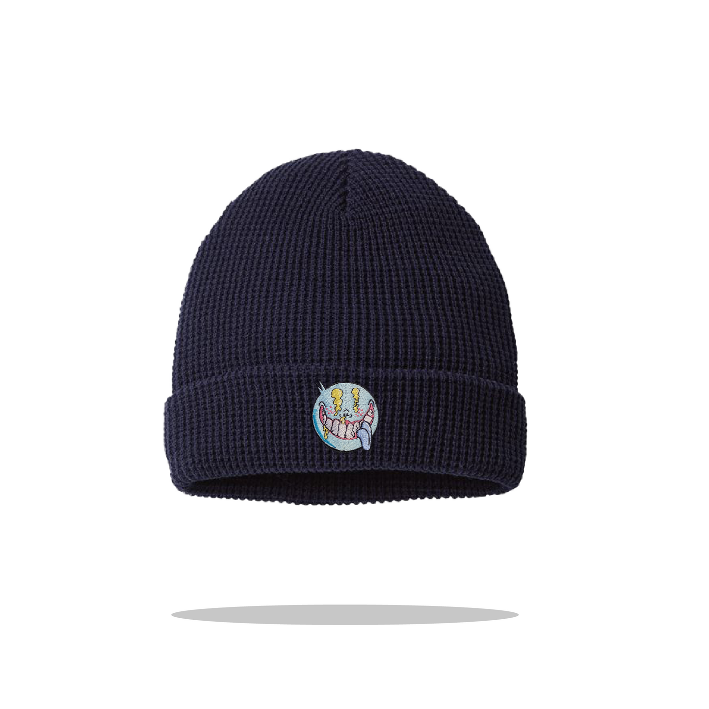 Real Trippy Waffle Cuffed Beanie