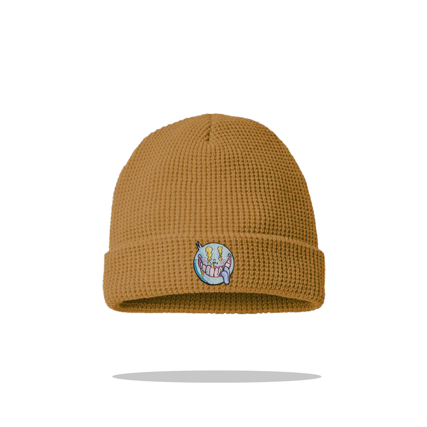 Real Trippy Waffle Cuffed Beanie