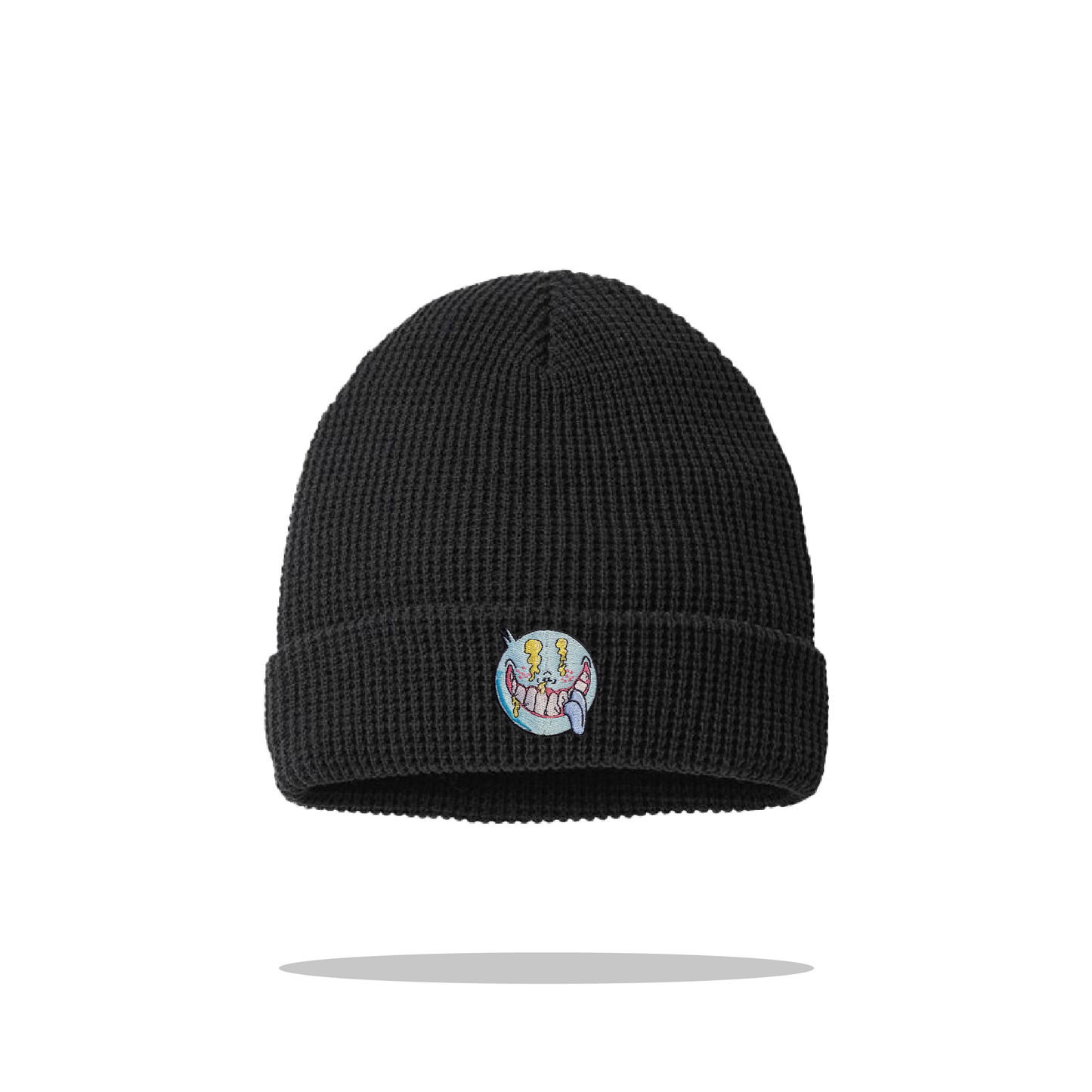 Real Trippy Waffle Cuffed Beanie